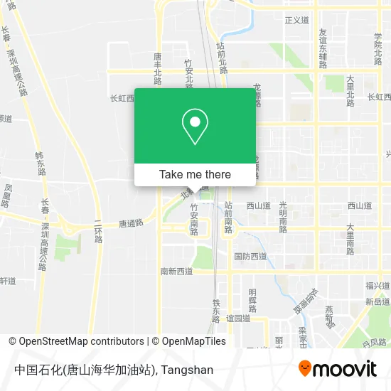 中国石化(唐山海华加油站) map