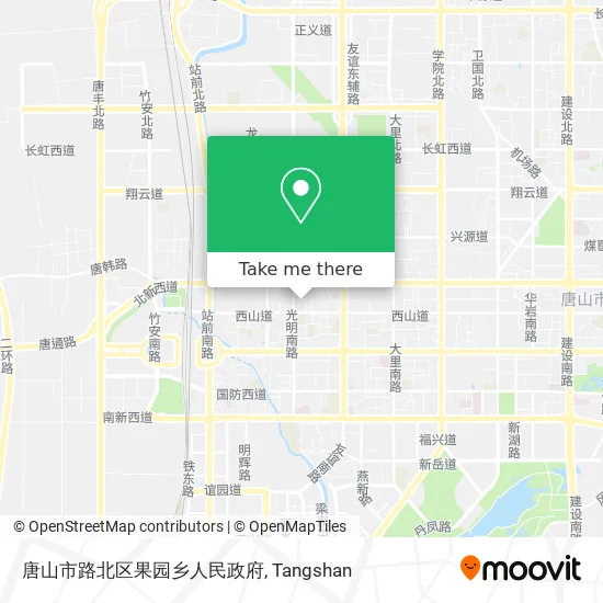 唐山市路北区果园乡人民政府 map