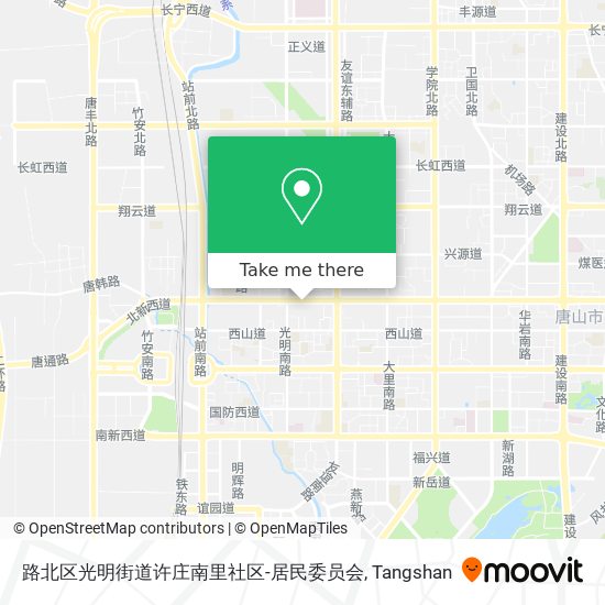 路北区光明街道许庄南里社区-居民委员会 map