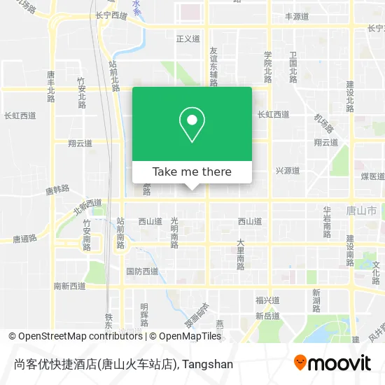 尚客优快捷酒店(唐山火车站店) map