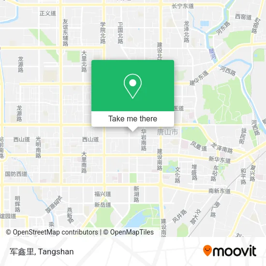 军鑫里 map