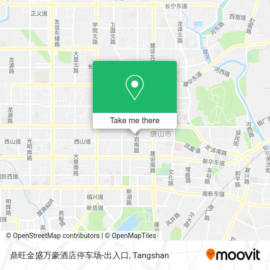 鼎旺金盛万豪酒店停车场-出入口 map