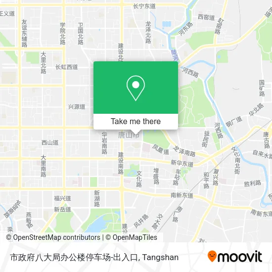 市政府八大局办公楼停车场-出入口 map