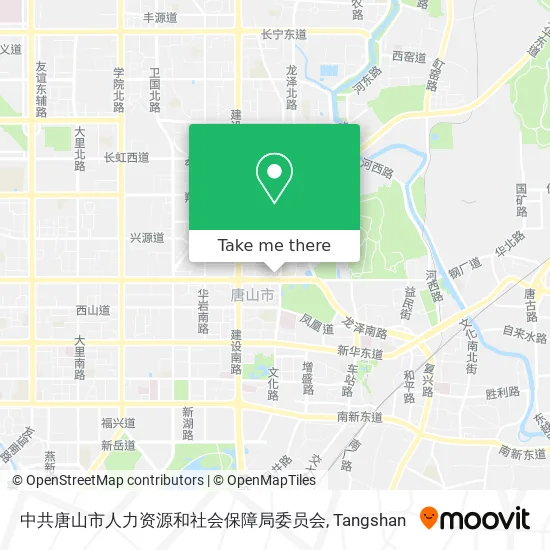 中共唐山市人力资源和社会保障局委员会 map