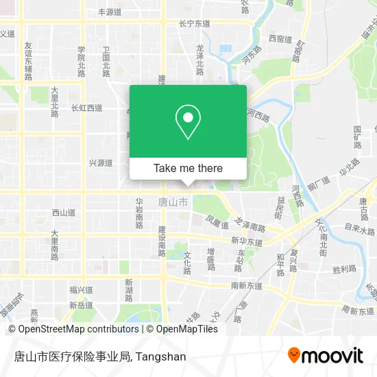 唐山市医疗保险事业局 map