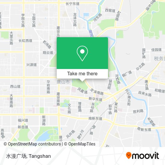 水漫广场 map