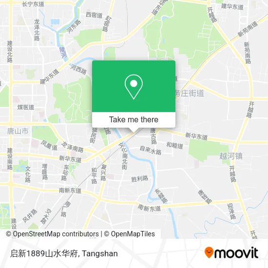 启新1889山水华府 map