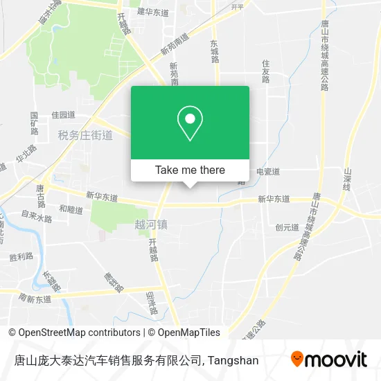 唐山庞大泰达汽车销售服务有限公司 map