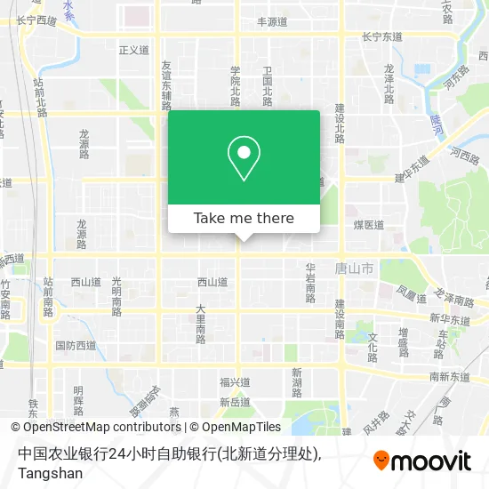 中国农业银行24小时自助银行(北新道分理处) map