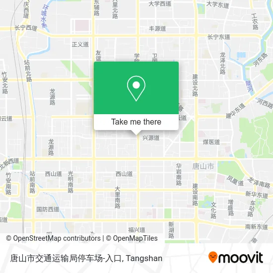 唐山市交通运输局停车场-入口 map