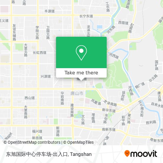 东旭国际中心停车场-出入口 map