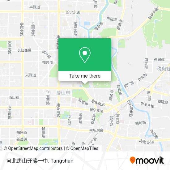 河北唐山开滦一中 map