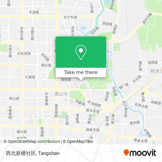 西北新楼社区 map