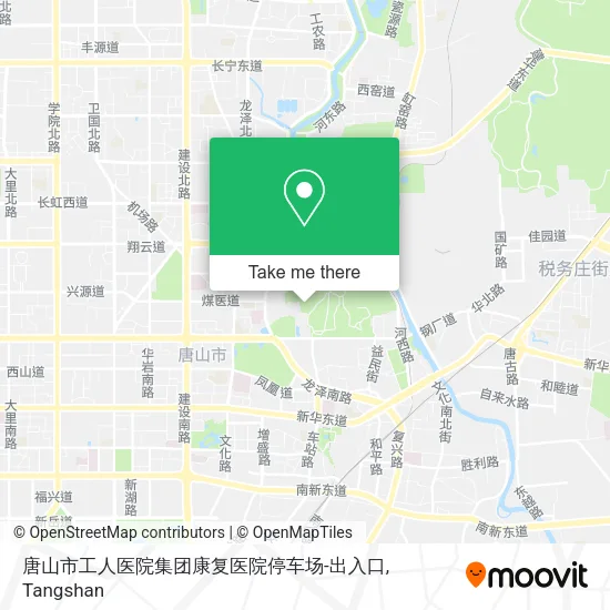 唐山市工人医院集团康复医院停车场-出入口 map