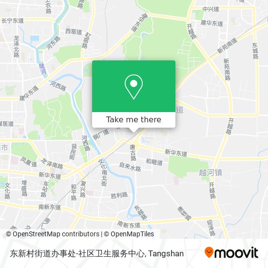 东新村街道办事处-社区卫生服务中心 map