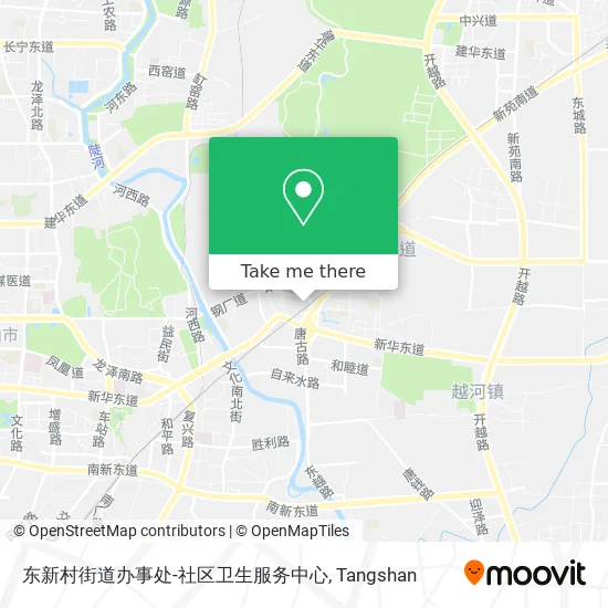 东新村街道办事处-社区卫生服务中心 map