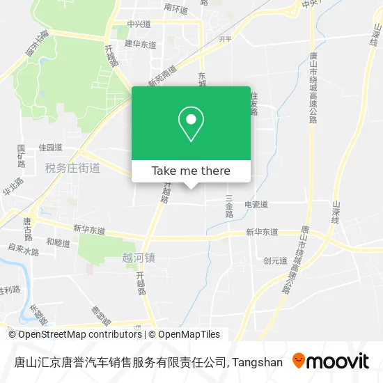 唐山汇京唐誉汽车销售服务有限责任公司 map