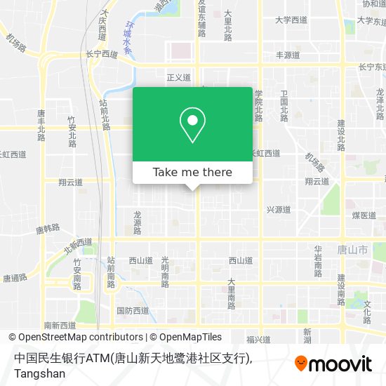 中国民生银行ATM(唐山新天地鹭港社区支行) map