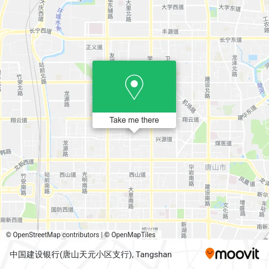 中国建设银行(唐山天元小区支行) map