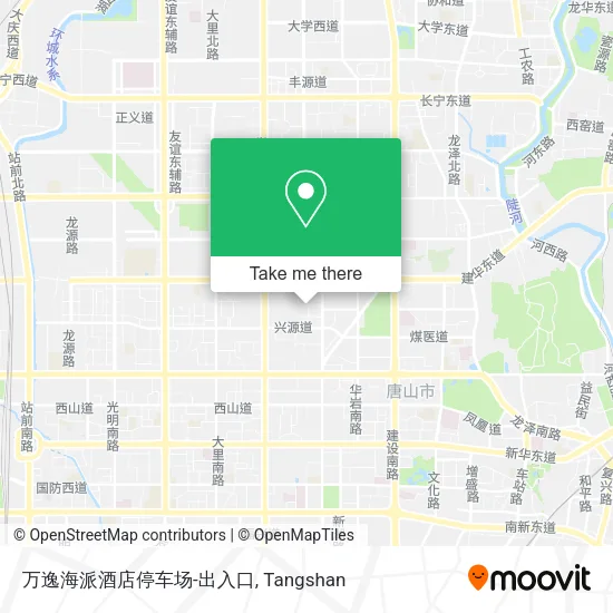 万逸海派酒店停车场-出入口 map