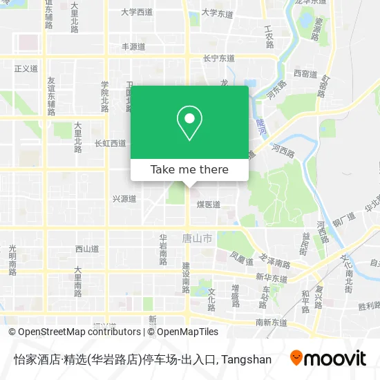 怡家酒店·精选(华岩路店)停车场-出入口 map