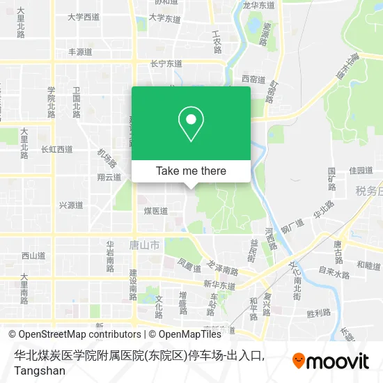 华北煤炭医学院附属医院(东院区)停车场-出入口 map