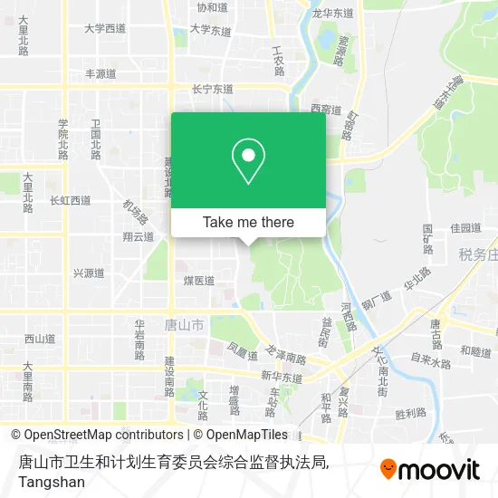 唐山市卫生和计划生育委员会综合监督执法局 map