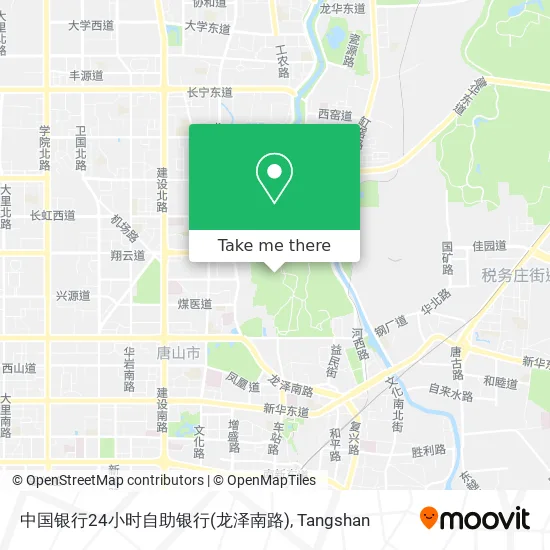 中国银行24小时自助银行(龙泽南路) map