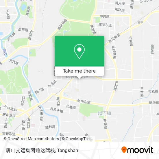 唐山交运集团通达驾校 map