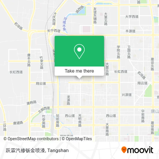 跃霖汽修钣金喷漆 map