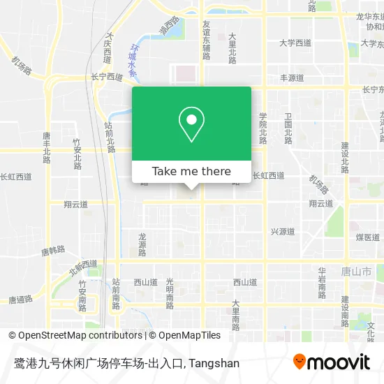 鹭港九号休闲广场停车场-出入口 map