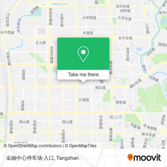 金融中心停车场-入口 map