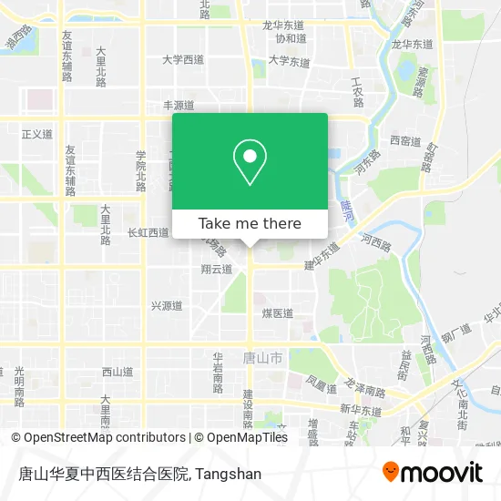 唐山华夏中西医结合医院 map