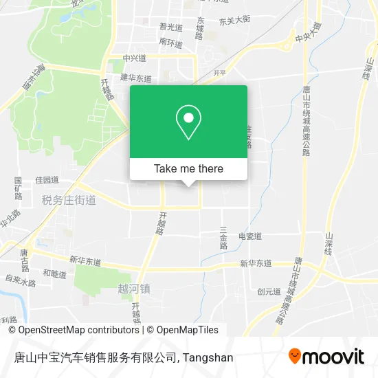 唐山中宝汽车销售服务有限公司 map