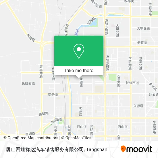 唐山四通祥达汽车销售服务有限公司 map