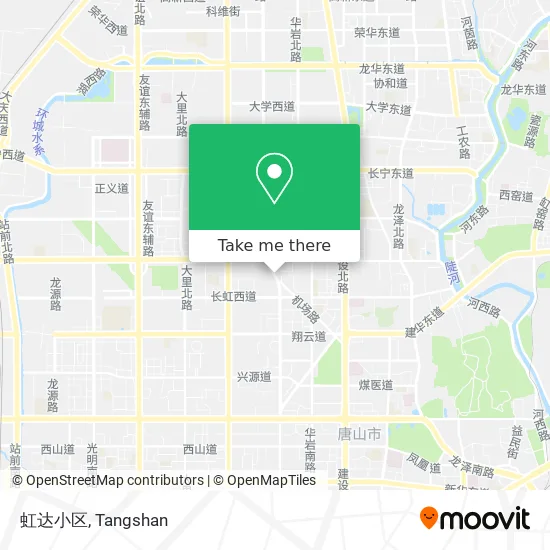 虹达小区 map