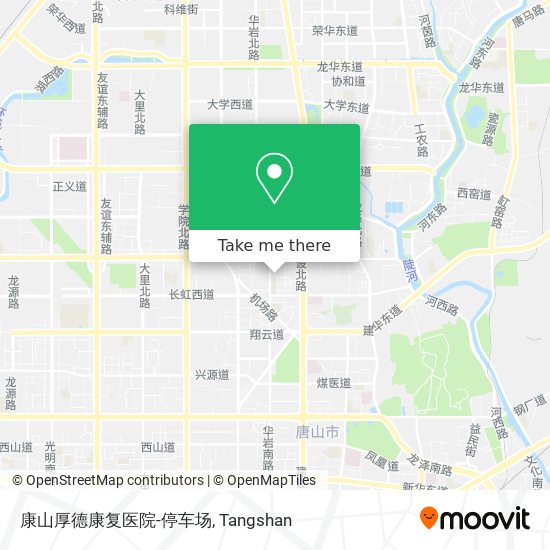 康山厚德康复医院-停车场 map