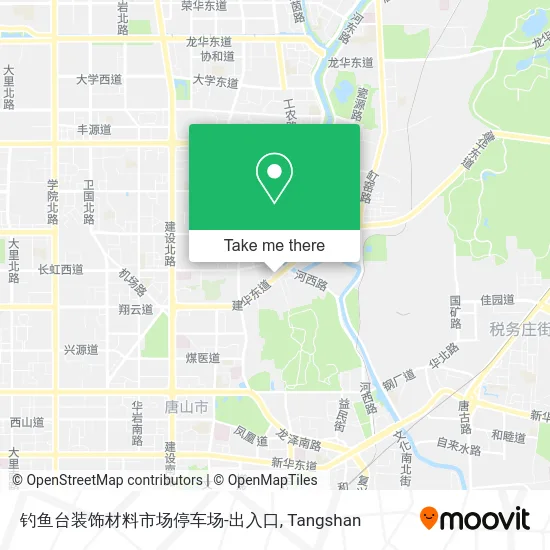 钓鱼台装饰材料市场停车场-出入口 map
