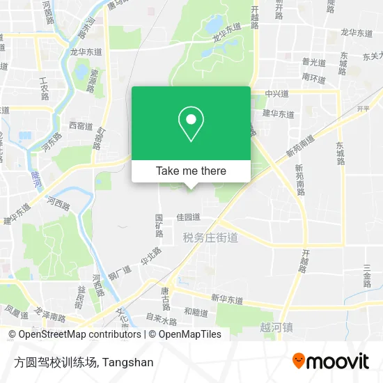 方圆驾校训练场 map