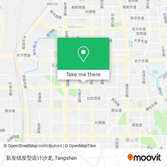 新发线发型设计沙龙 map