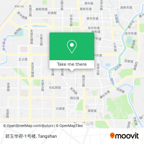 碧玉华府-1号楼 map