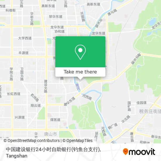 中国建设银行24小时自助银行(钓鱼台支行) map