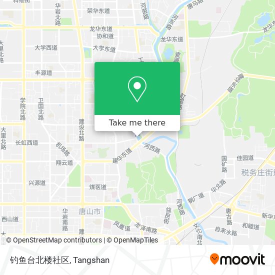 钓鱼台北楼社区 map