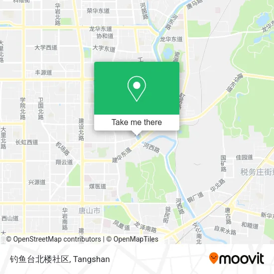 钓鱼台北楼社区 map