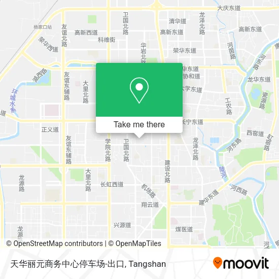 天华丽元商务中心停车场-出口 map