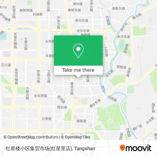 红星楼小区集贸市场(红星里店) map