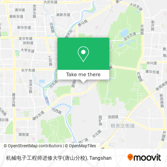 机械电子工程师进修大学(唐山分校) map