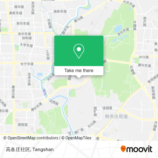 高各庄社区 map