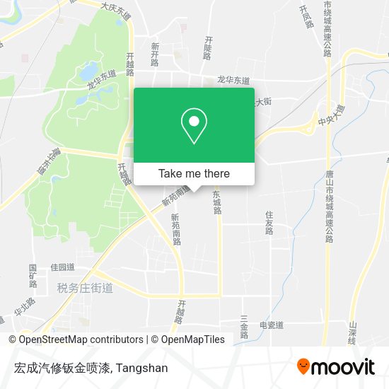 宏成汽修钣金喷漆 map