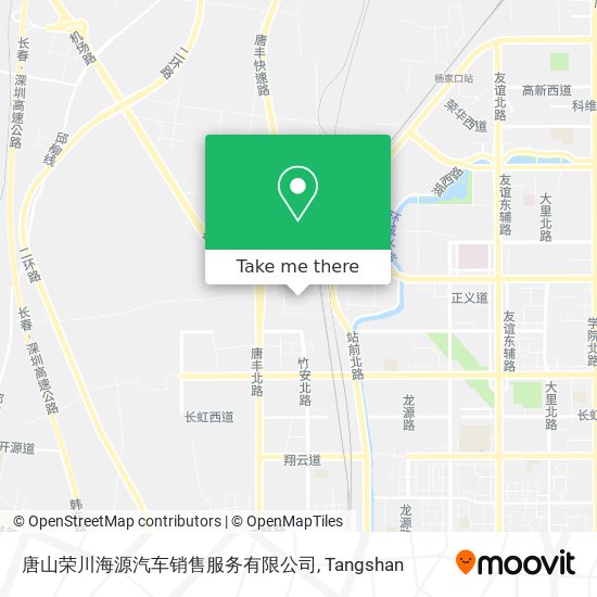 唐山荣川海源汽车销售服务有限公司 map